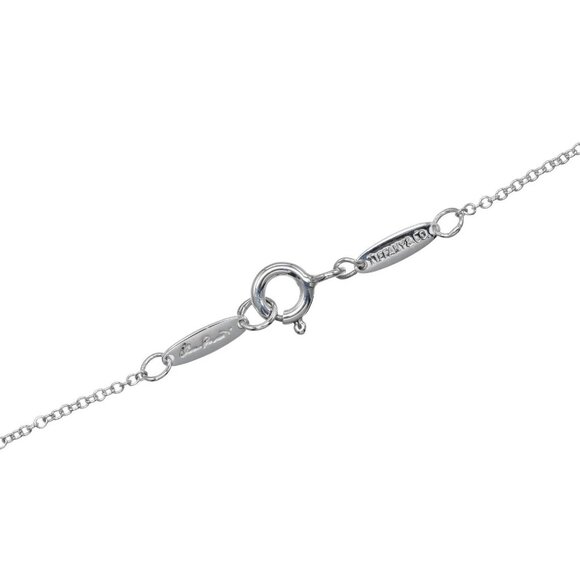 TIFFANY&Co. Double teardrop Necklace Silver925 5.42g Women - Picture 4 of 8